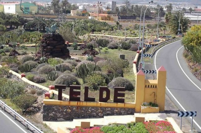 Imagen de la entrada al municipio de Telde