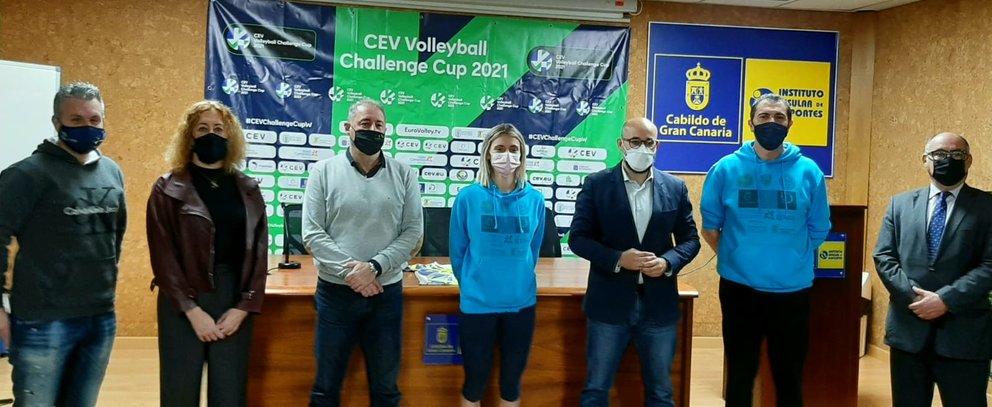 Presentación de la sede burbuja de la CEV Volleyball Challenge Cup 2021 en el CID