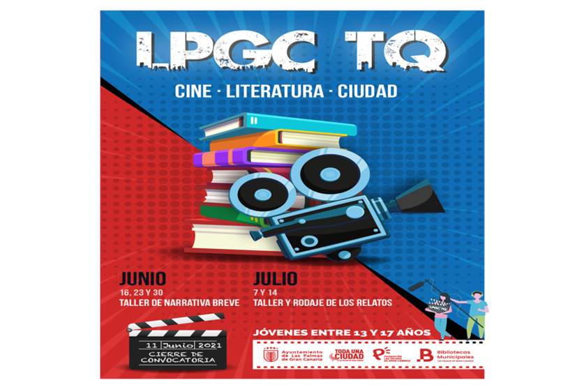 Cine, literatura y ciudad se unen en el proyecto de la Red de Bibliotecas Municipales «LPGC TQ»