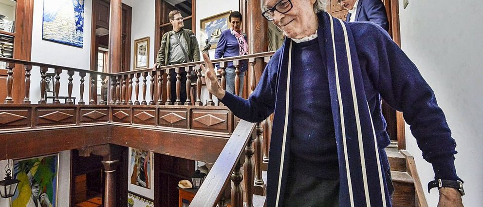 El Cabildo adquiere la casa de Pepe Dámaso en Agaete para destinarla a centro cultural