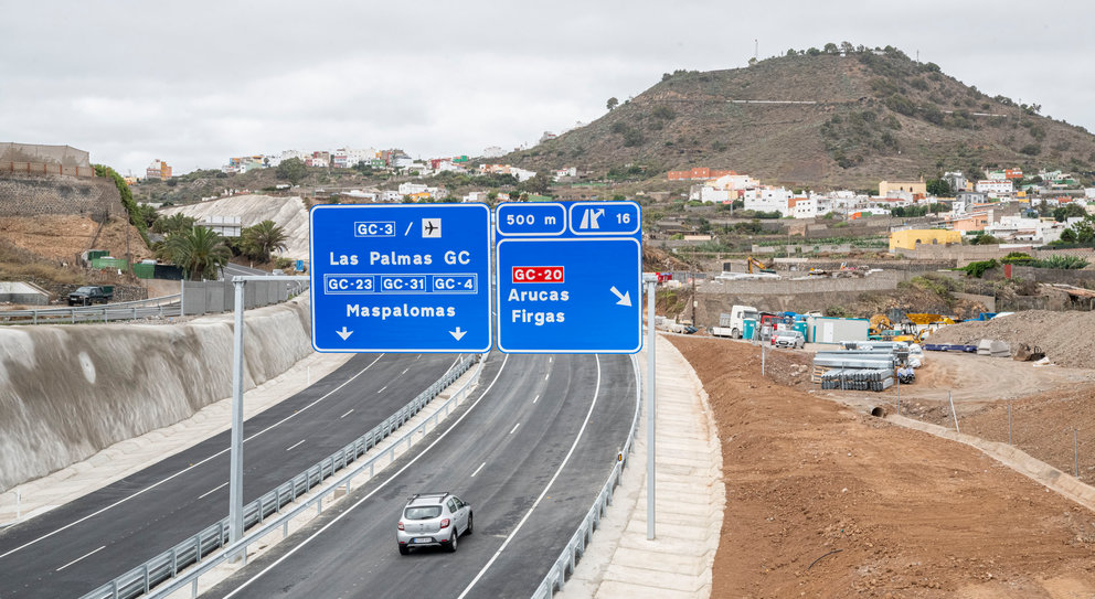 Obras Públicas pone en servicio la IV Fase con la que se concluye la circunvalación a Las Palmas de Gran Canaria
