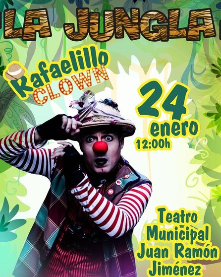 Rafaelillo Clown invita al público infantil a conocer la jungla y cómo cuidar el planeta
