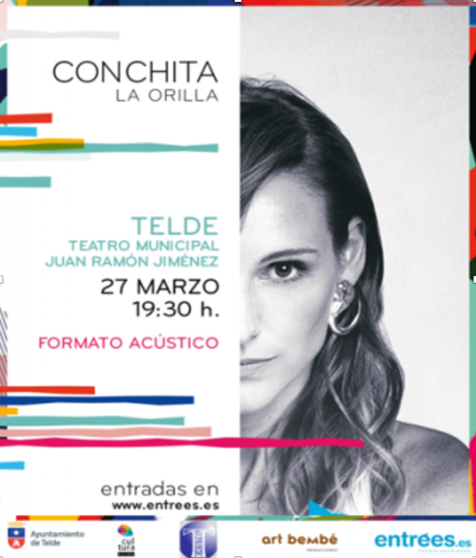 La cantante Conchita presenta este sábado su nuevo trabajo, La Orilla, en Telde