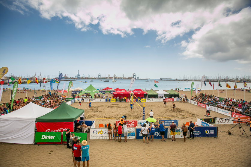 La Challenge Beach Volley Cup Las Palmas Gran Canaria 2021 calienta motores