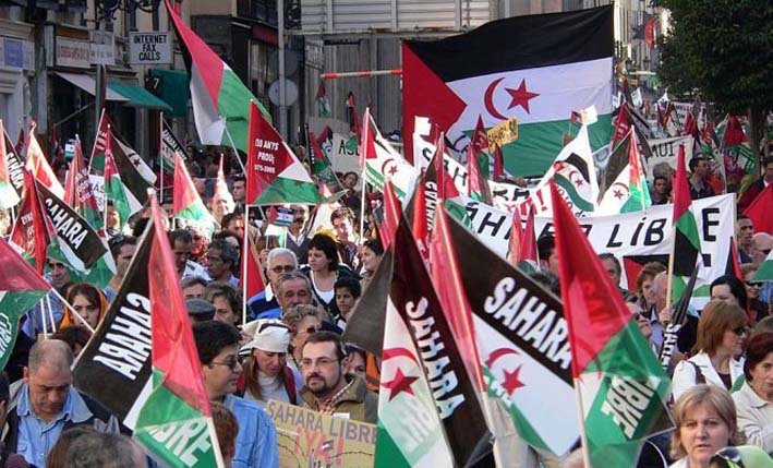 Marcha en favor de la libertad saharaui (imagen de archivo)