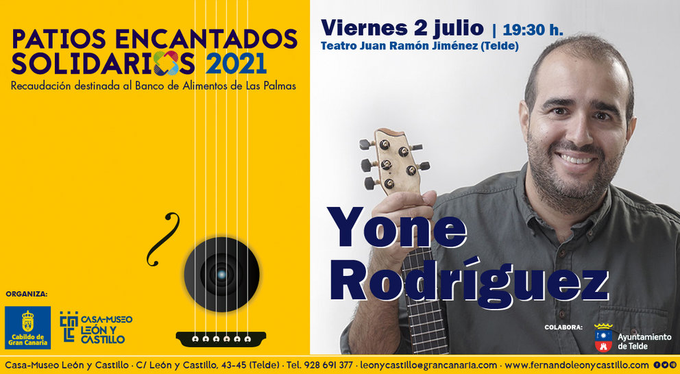 El timplista Yone Rodríguez ofrece un concierto en el teatro Juan Ramón Jiménez
