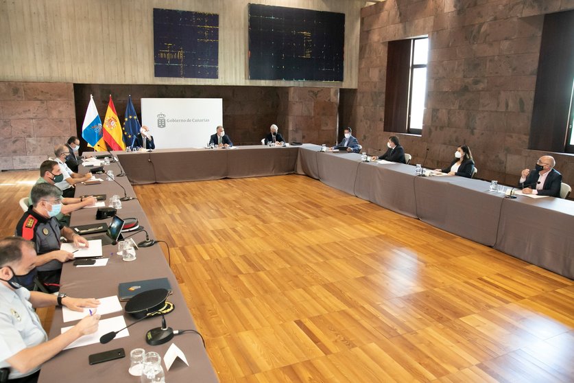 Reunión de la Junta de Seguridad de Canarias