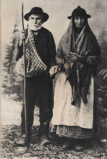 Campesinos canarios siglo XIX