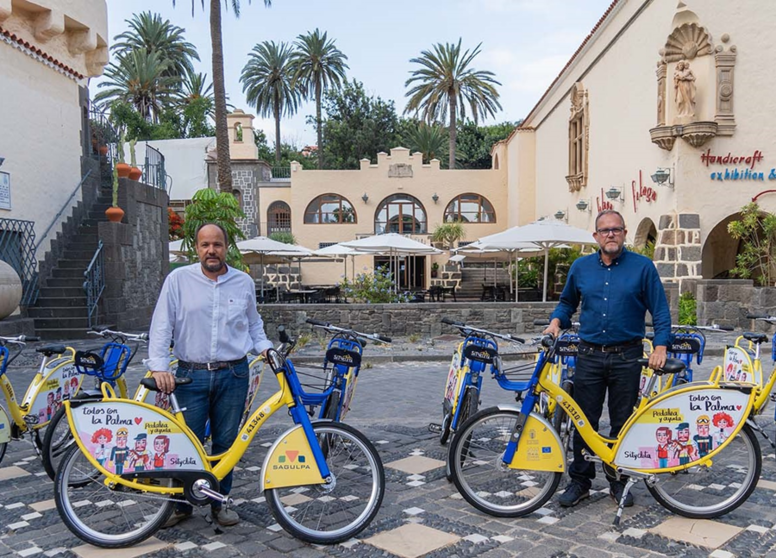 Los pedaleos de la Sítycleta se convertirán en ayudas para las familias de La Palma